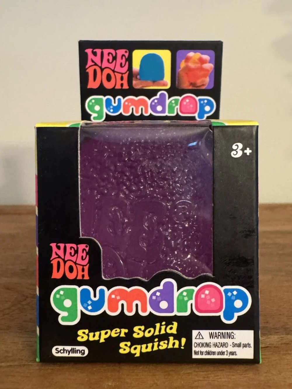 NeeDoh Gumdrop Super Solid Squish Squishy Toy - Purple